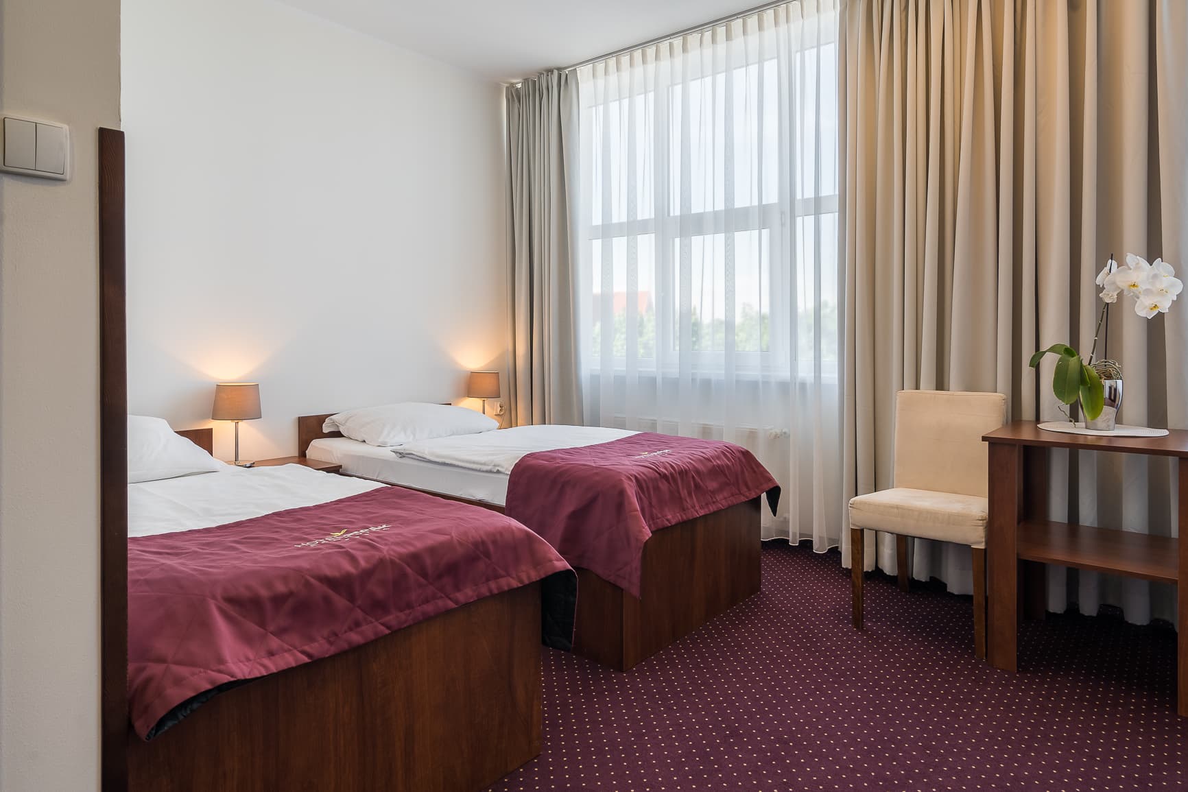 Pokój dwuosobowy z dwoma łóżkami (twin) w Hotelu Stork